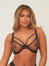 Carina Plunge Bra : Midnight Black